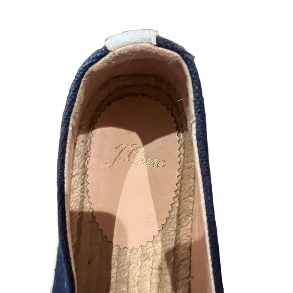 J. Crew Navy and White Espadrilles - Picture 4 of 14